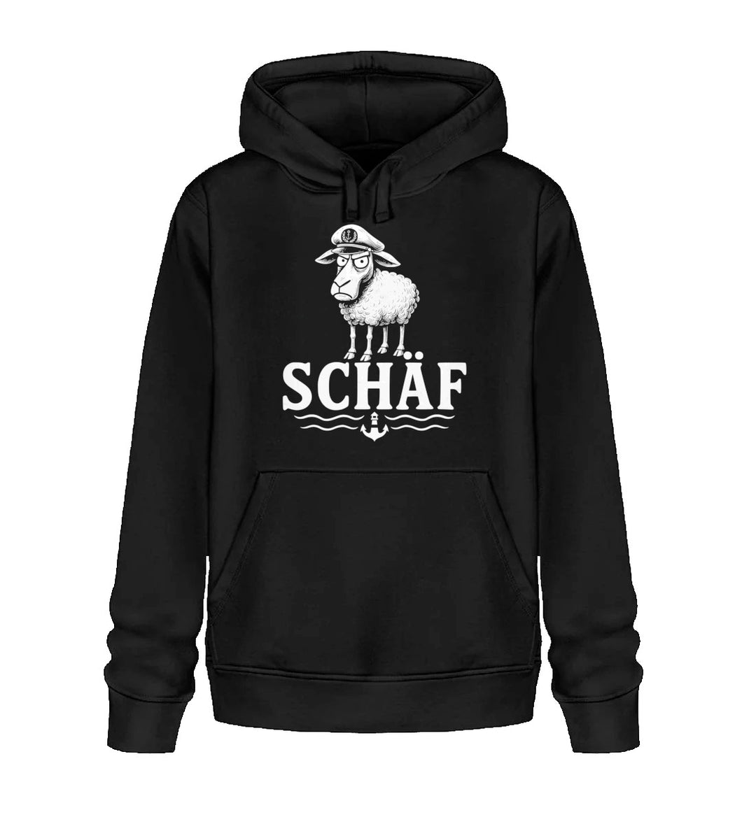 Schäf Chef Papa Vater · Unisex Bio Hoodie-Unisex Bio Hoodie-Black-XS-Mooinzen