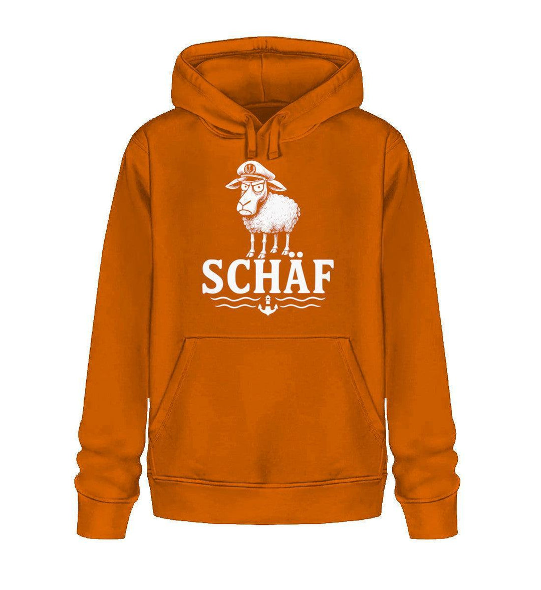 Schäf Chef Papa Vater · Unisex Bio Hoodie-Unisex Bio Hoodie-Bright Orange-XS-Mooinzen