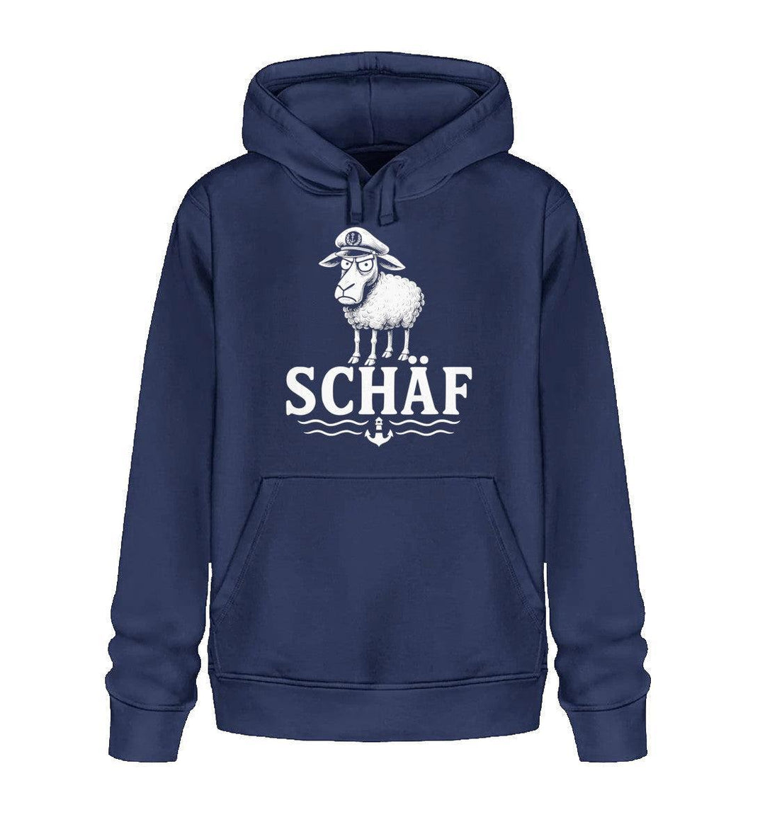 Schäf Chef Papa Vater · Unisex Bio Hoodie-Unisex Bio Hoodie-French Navy-XS-Mooinzen