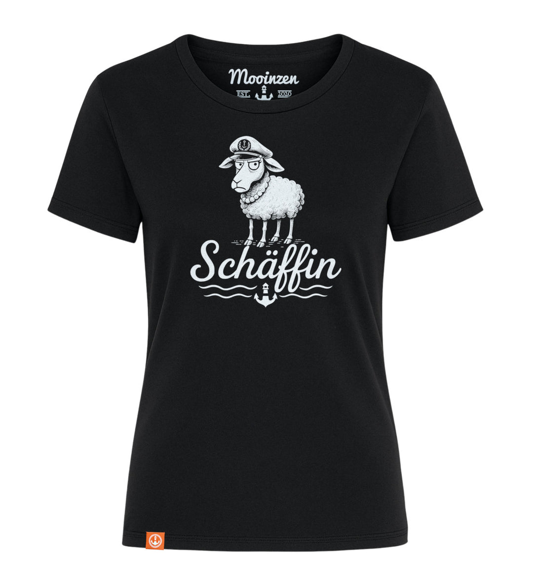 Schäffin Chefin · Damen Premium Signature Bio T-Shirt-Damen Signature Bio T-Shirt-black-beauty-XS-Mooinzen