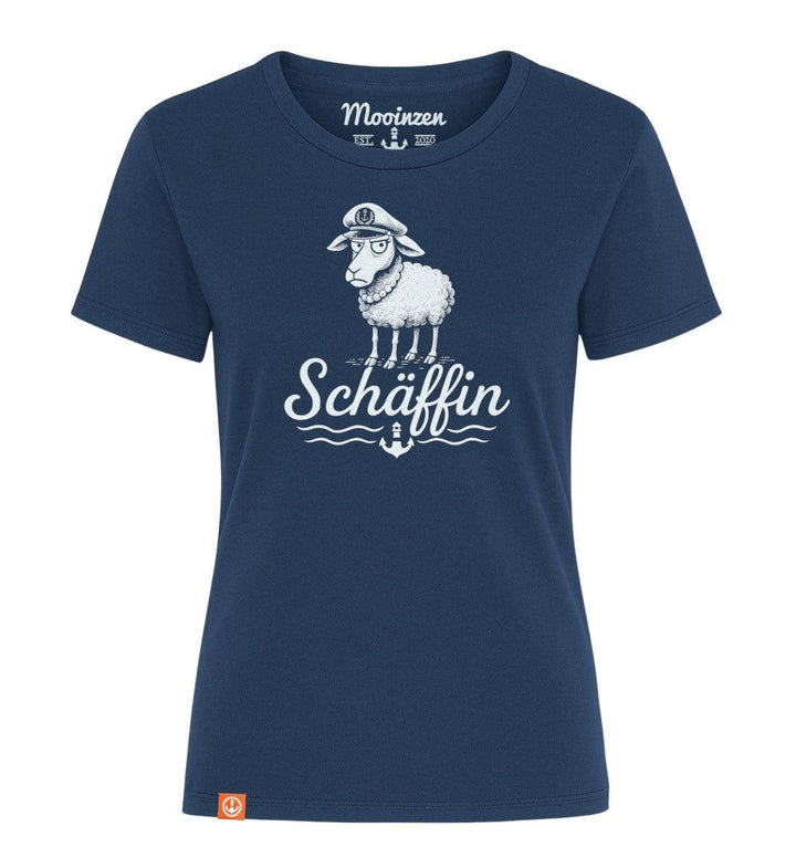Schäffin Chefin · Damen Premium Signature Bio T-Shirt-Damen Signature Bio T-Shirt-dress-blue-XS-Mooinzen