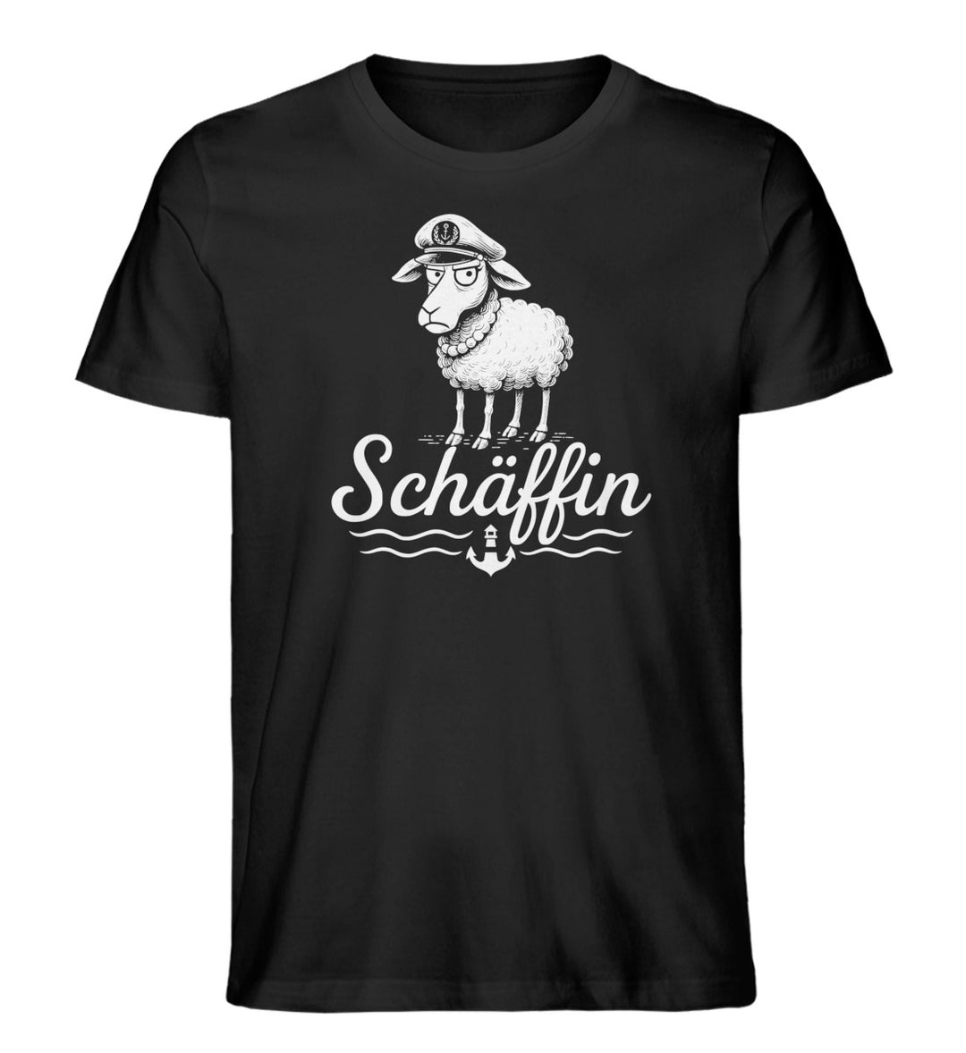 Schäffin Chefin · Herren Premium Bio T-Shirt-Herren Premium Bio T-Shirt-Black-XS-Mooinzen