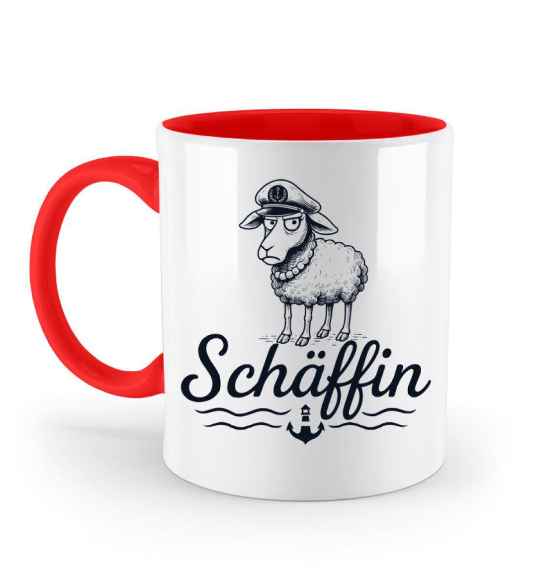 Schäffin Chefin · Keramiktasse Zweifarbig-Keramik Tasse Zweifarbig-Rubin Red-330ml-Mooinzen