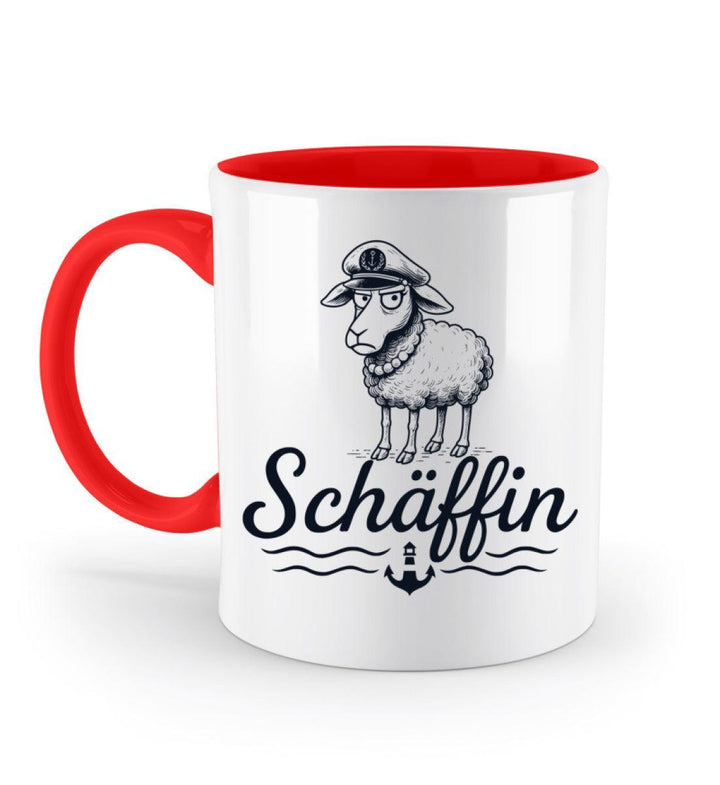 Schäffin Chefin · Keramiktasse Zweifarbig-Keramik Tasse Zweifarbig-Rubin Red-330ml-Mooinzen
