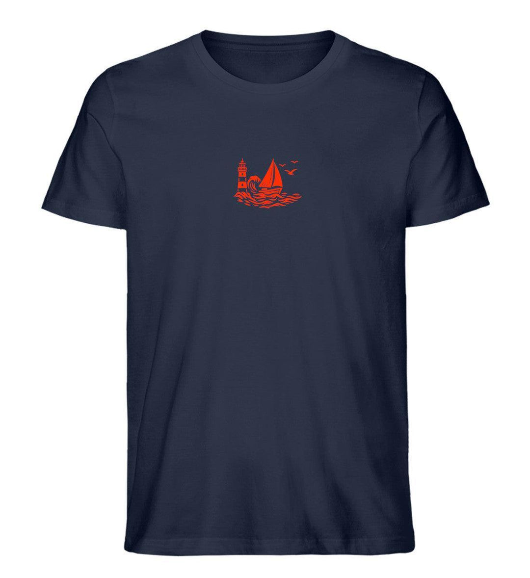 Segelboot · Herren Premium Bio T-Shirt-Herren Premium T-Shirt BW Special-french-navy-S-Mooinzen