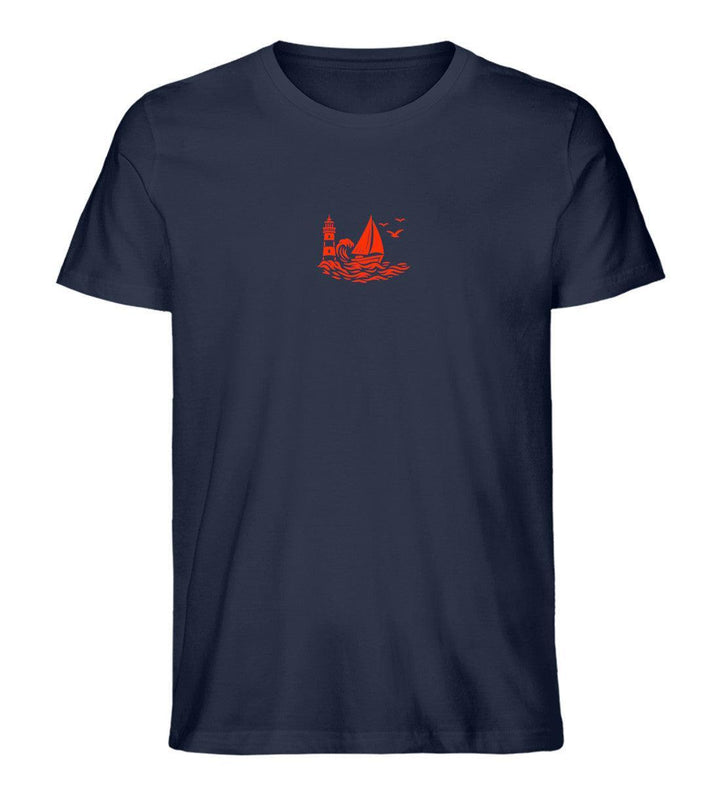 Segelboot · Herren Premium Bio T-Shirt-Herren Premium T-Shirt BW Special-french-navy-S-Mooinzen