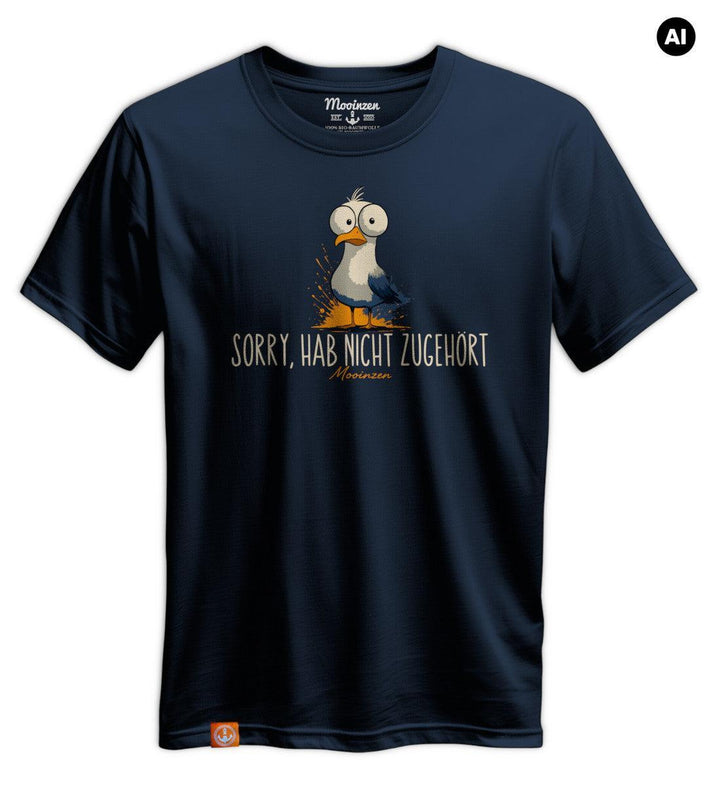 Sorry Hab Nicht Zugehoert · Unisex Premium Bio T-Shirt-Unisex Premium Bio T-Shirt-dress-blue-S-Mooinzen