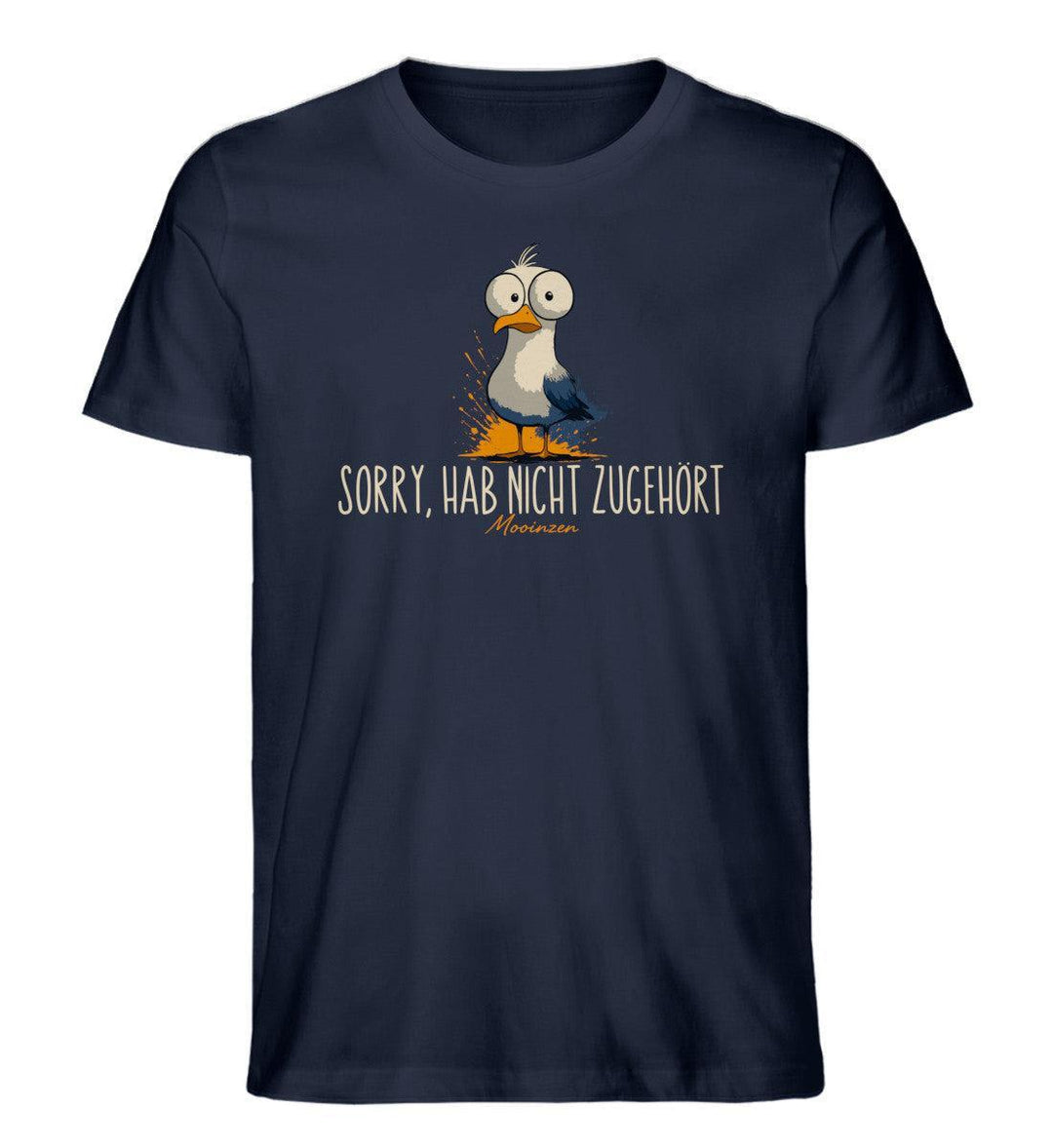 Sorry hab nicht zugehört · Herren Premium Bio T-Shirt-Herren Premium Bio T-Shirt-French Navy-XS-Mooinzen