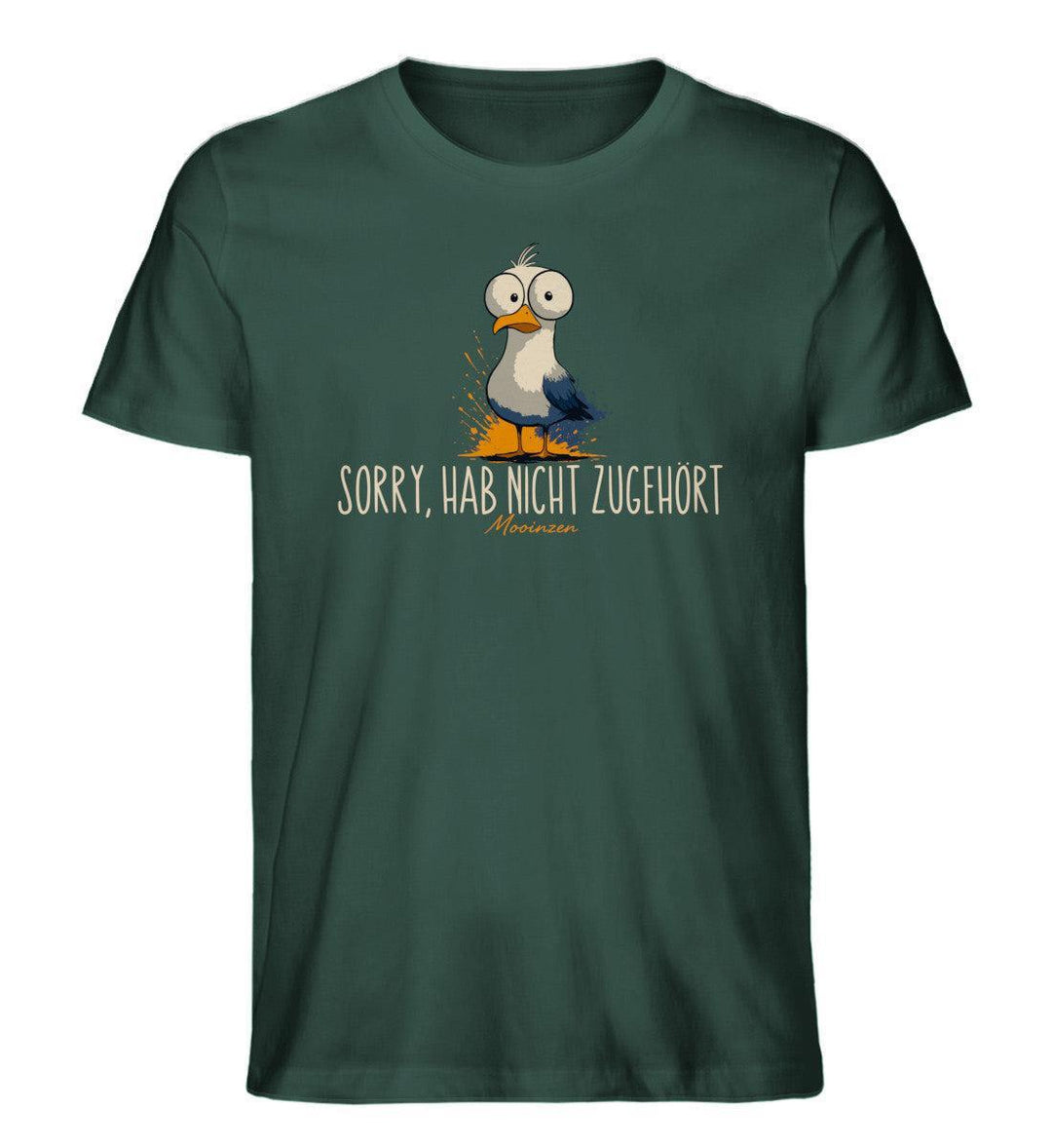 Sorry hab nicht zugehört · Herren Premium Bio T-Shirt-Herren Premium Bio T-Shirt-Glazed Green-XS-Mooinzen