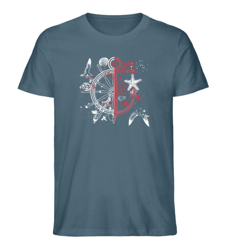 Steuerrad Abstrakt · Herren Premium Bio T-Shirt-Herren Premium Bio T-Shirt-Stargazer-S-Mooinzen