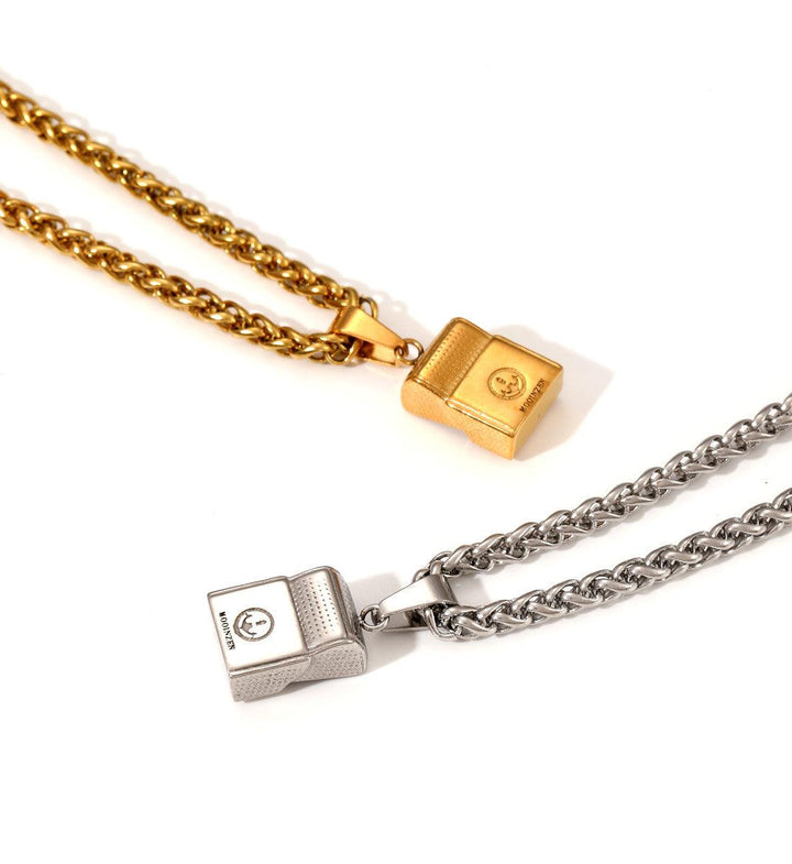 Strandkorb Liebe · Halskette Edelstahl-Halskette Edelstahl-Mooinzen