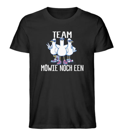 Team Möwie noch een · Herren Premium Bio T-Shirt-Herren Premium Bio T-Shirt-Black-XS-Mooinzen