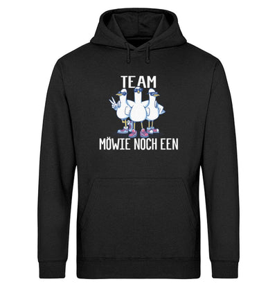 Team Möwie noch een · Unisex Bio Hoodie-Unisex Bio Hoodie-Black-S-Mooinzen