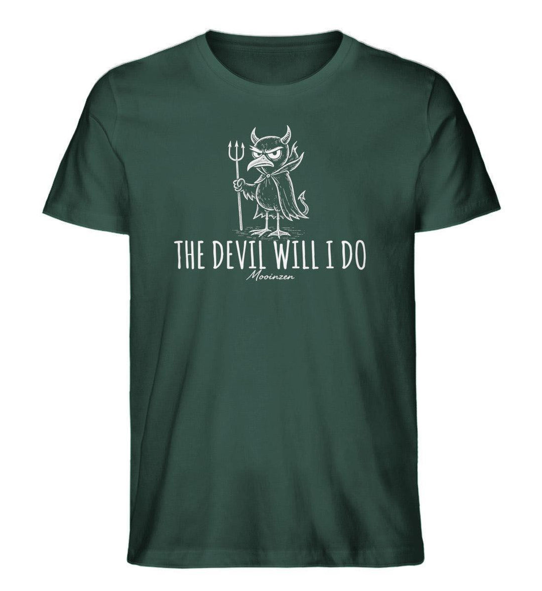 The Devil will I do · Herren Premium Bio T-Shirt-Herren Premium Bio T-Shirt-Glazed Green-XS-Mooinzen