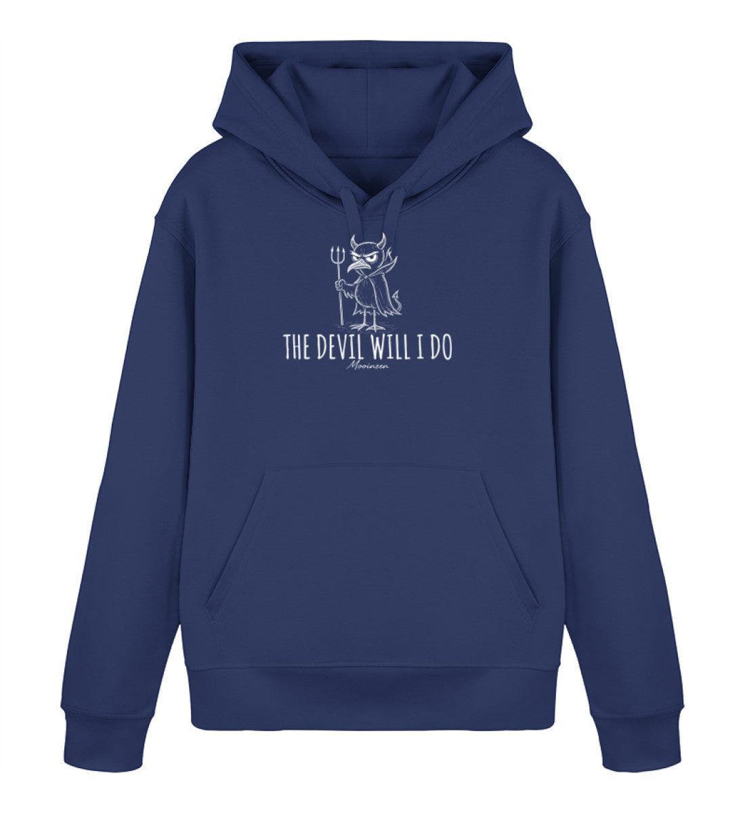 The Devil will i do · Unisex Bio Hoodie-Unisex Bio Hoodie-French Navy-XS-Mooinzen