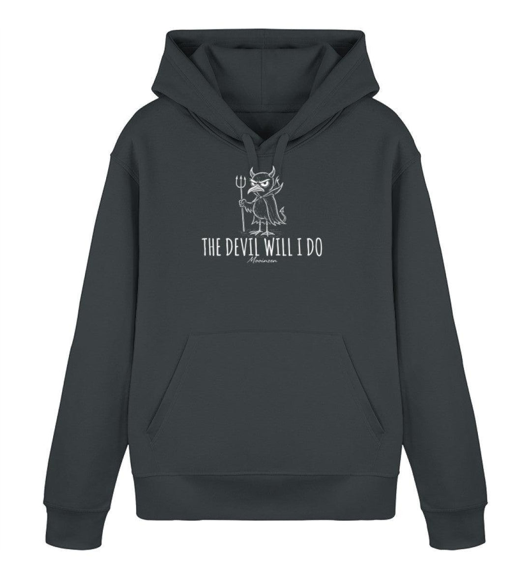 The Devil will i do · Unisex Bio Hoodie-Unisex Bio Hoodie-India Ink Grey-XS-Mooinzen