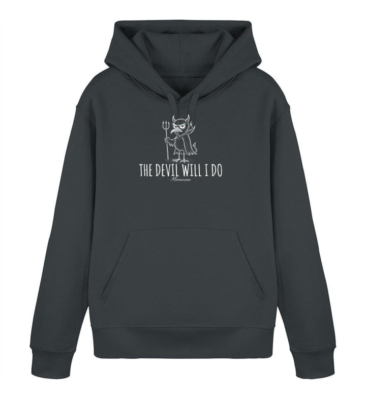 The Devil will i do · Unisex Bio Hoodie-Unisex Bio Hoodie-India Ink Grey-XS-Mooinzen