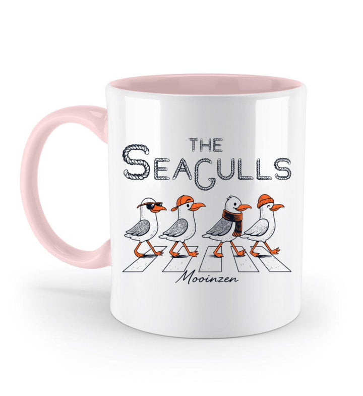 The Seagulls · Keramiktasse Zweifarbig-Keramik Tasse Zweifarbig-Powder Pink-330ml-Mooinzen