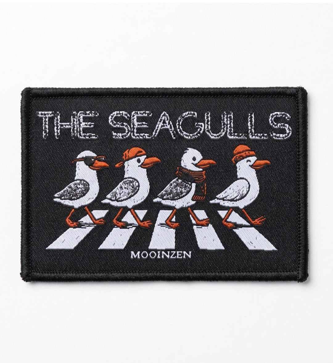 The Seagulls · Klettwattpatch V2-Klettwatt Patch-black-9x6-Mooinzen