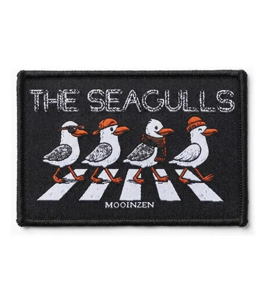 The Seagulls · Klettwattpatch V2-Klettwatt Patch-black-9x6-Mooinzen