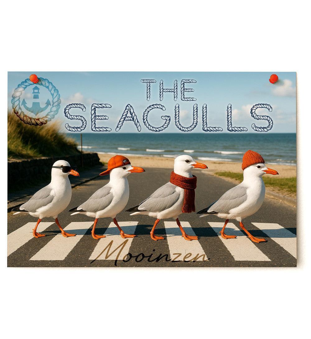 The Seagulls · Poster DIN A3-Poster-mehrfarbig-Din A3-Mooinzen