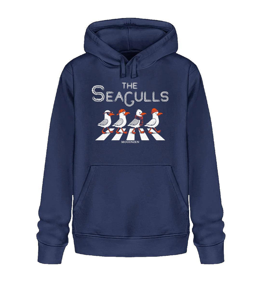 The Seagulls · Unisex Bio Hoodie-Unisex Bio Hoodie-French Navy-XS-Mooinzen
