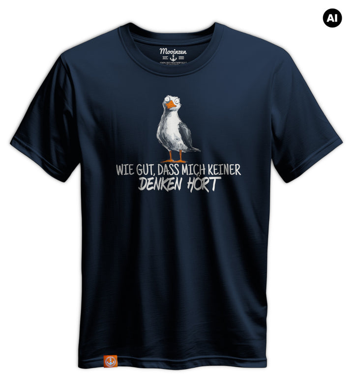 Wie Gut, Dass Mich Keiner Denken Hoert · Unisex Premium Bio T-Shirt