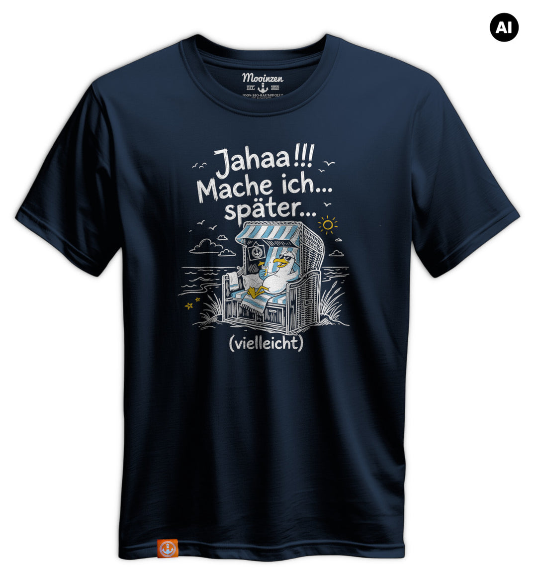 Jahaa!!! Mache Ich... Spaeter... Vielleicht · Unisex Premium Bio T-Shirt