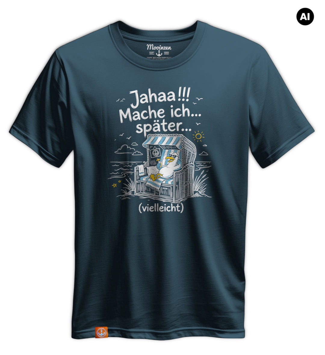 Jahaa!!! Mache Ich... Spaeter... Vielleicht · Unisex Premium Bio T-Shirt