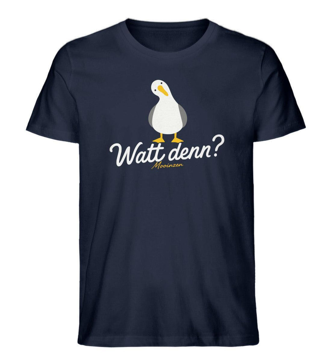 Watt denn? · Herren Premium Bio T-Shirt-Herren Premium Bio T-Shirt-French Navy-XS-Mooinzen
