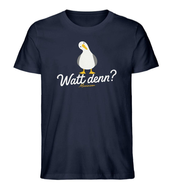 Watt denn? · Herren Premium Bio T-Shirt-Herren Premium Bio T-Shirt-French Navy-XS-Mooinzen