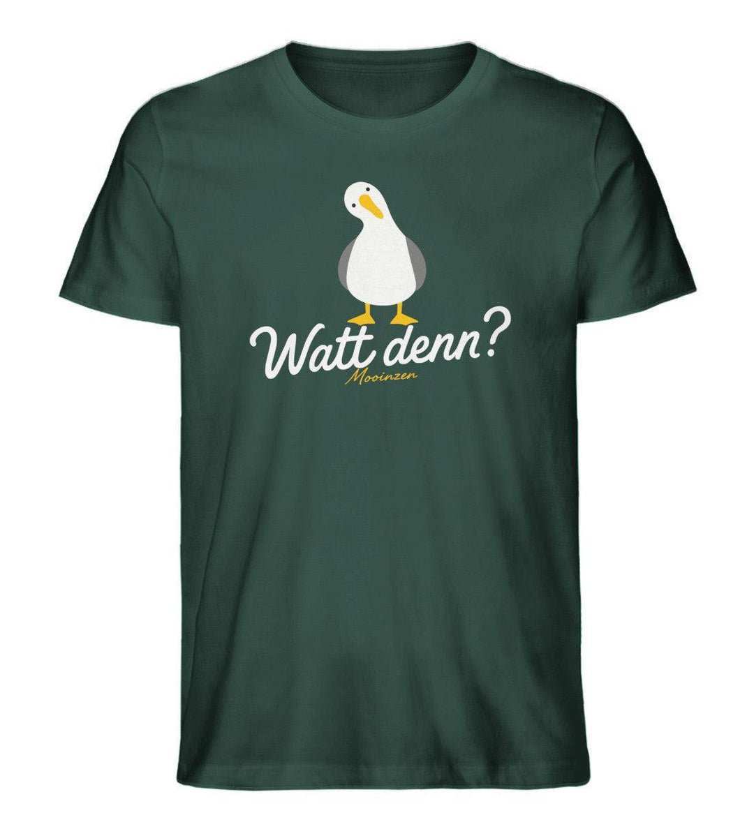 Watt denn? · Herren Premium Bio T-Shirt-Herren Premium Bio T-Shirt-Glazed Green-XS-Mooinzen