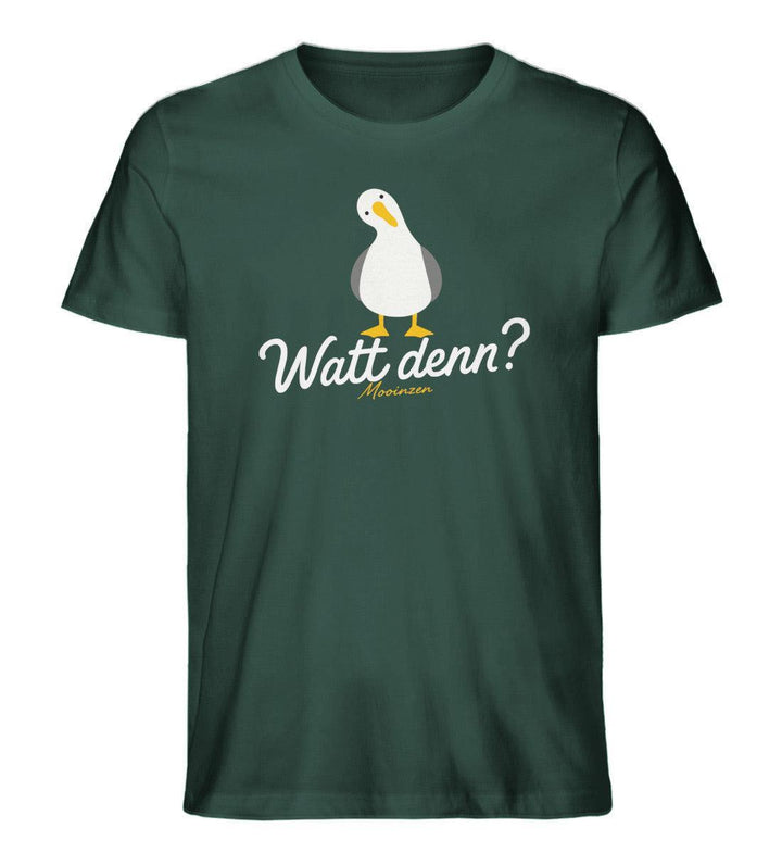 Watt denn? · Herren Premium Bio T-Shirt-Herren Premium Bio T-Shirt-Glazed Green-XS-Mooinzen