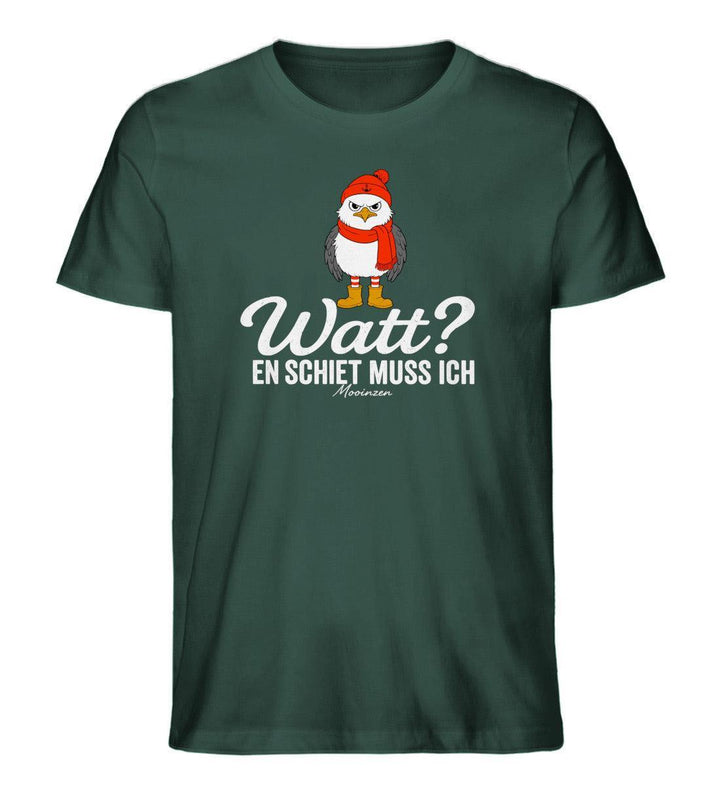 Watt? en schiet muss ich · Herren Premium Bio T-Shirt-Herren Premium Bio T-Shirt-Glazed Green-XS-Mooinzen
