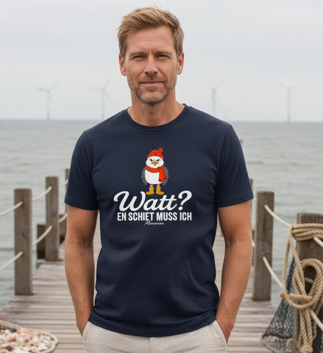 Watt? en schiet muss ich · Herren Premium Bio T-Shirt-Herren Premium Bio T-Shirt-Mooinzen