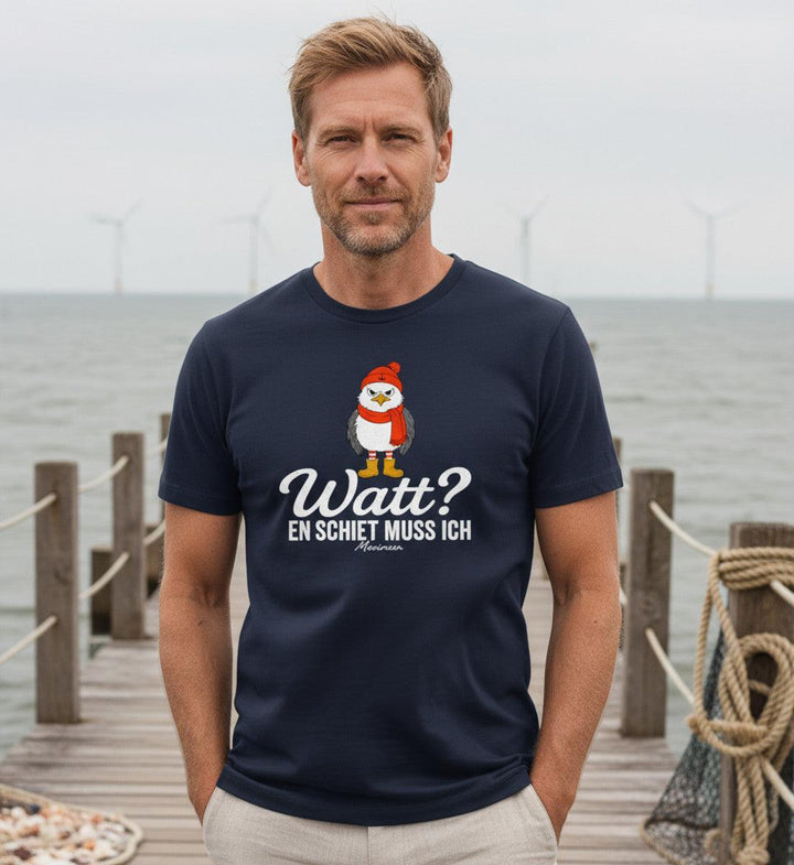 Watt? en schiet muss ich · Herren Premium Bio T-Shirt-Herren Premium Bio T-Shirt-Mooinzen
