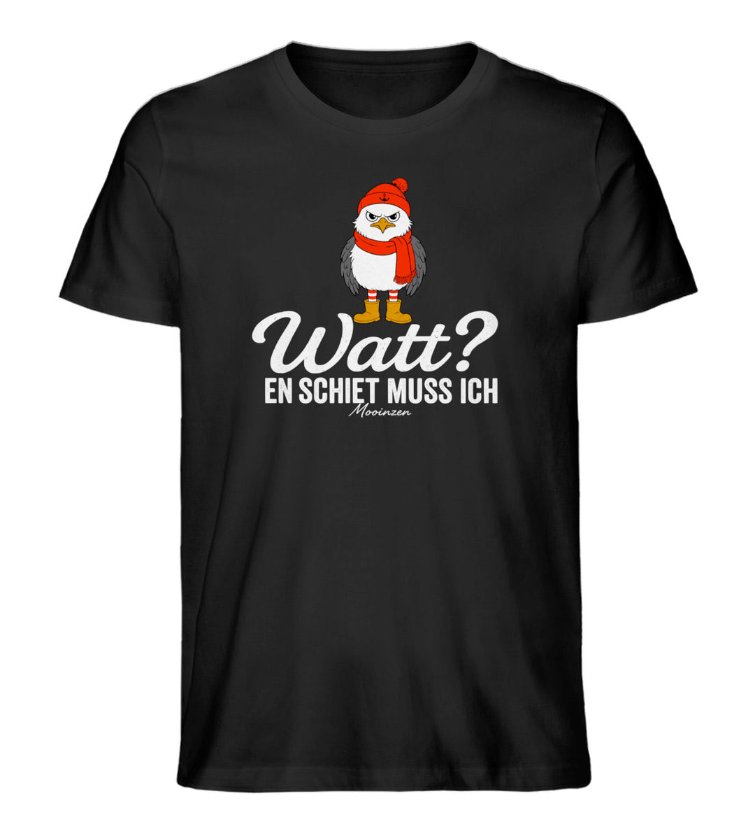 Watt? en schiet muss ich · Herren Premium Bio T-Shirt-Herren Premium Bio T-Shirt-Mooinzen