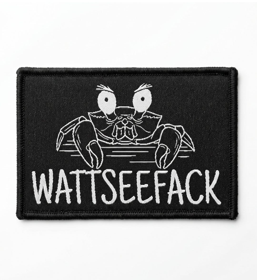 Wattseefack · Klettwattpatch V2-Klettwatt Patch-black-9x6-Mooinzen