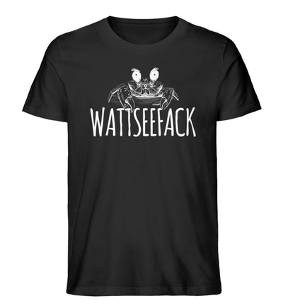 Wattseefack Krabbe · Herren Premium Bio T-Shirt-Herren Premium Bio T-Shirt-Black-XS-Mooinzen