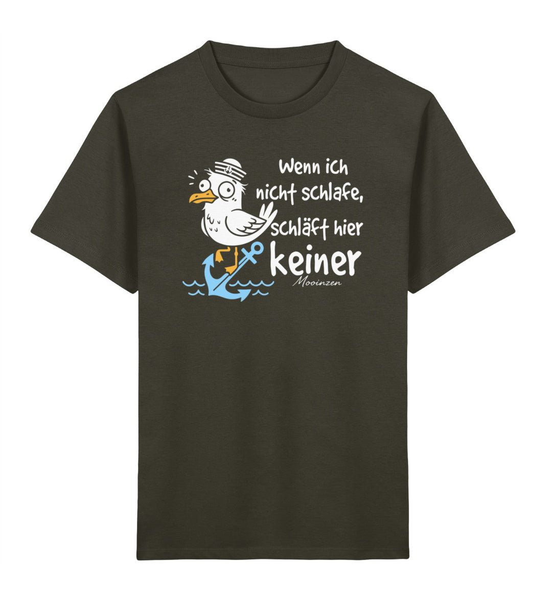Wenn ich nicht schlafe, schläft hier keiner · Kinder Premium Bio T-Shirt-Kinder Premium Bio T-Shirt-Khaki-3/4-Mooinzen