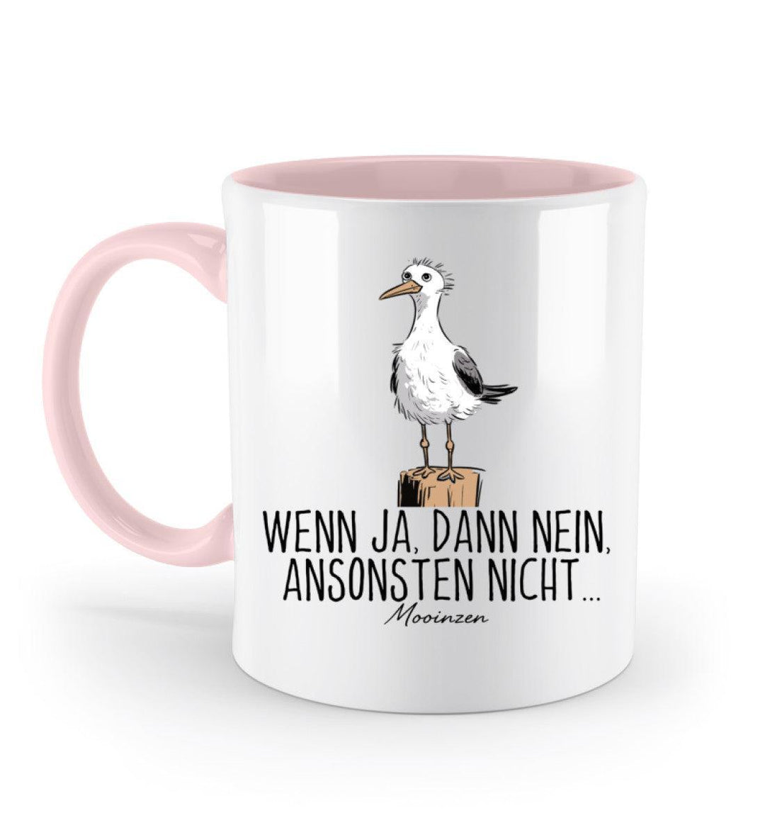 Wenn ja dann nein ansonsten nicht · Keramiktasse Zweifarbig-Keramik Tasse Zweifarbig-Powder Pink-330ml-Mooinzen