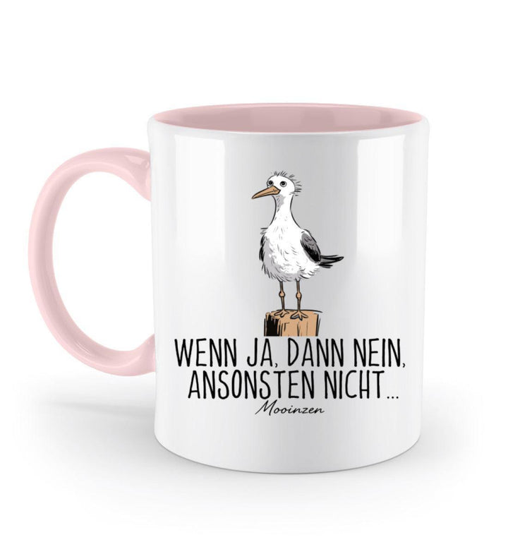 Wenn ja dann nein ansonsten nicht · Keramiktasse Zweifarbig-Keramik Tasse Zweifarbig-Powder Pink-330ml-Mooinzen