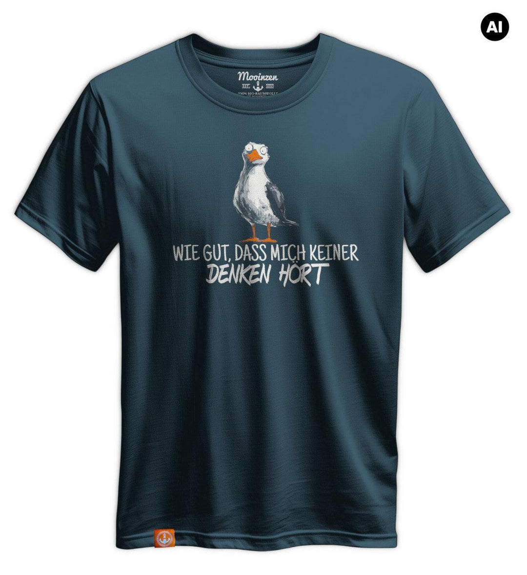 Wie Gut, Dass Mich Keiner Denken Hoert · Unisex Premium Bio T-Shirt-Unisex Premium Bio T-Shirt-stargazer-S-Mooinzen