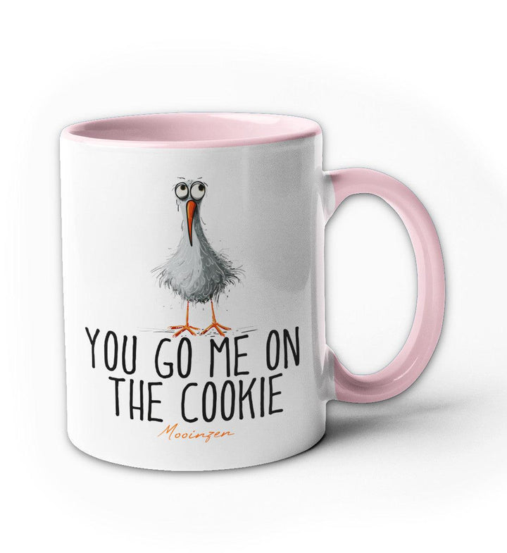 You go me on the cookie · Keramiktasse Zweifarbig-Keramik Tasse zweifarbig-Mooinzen