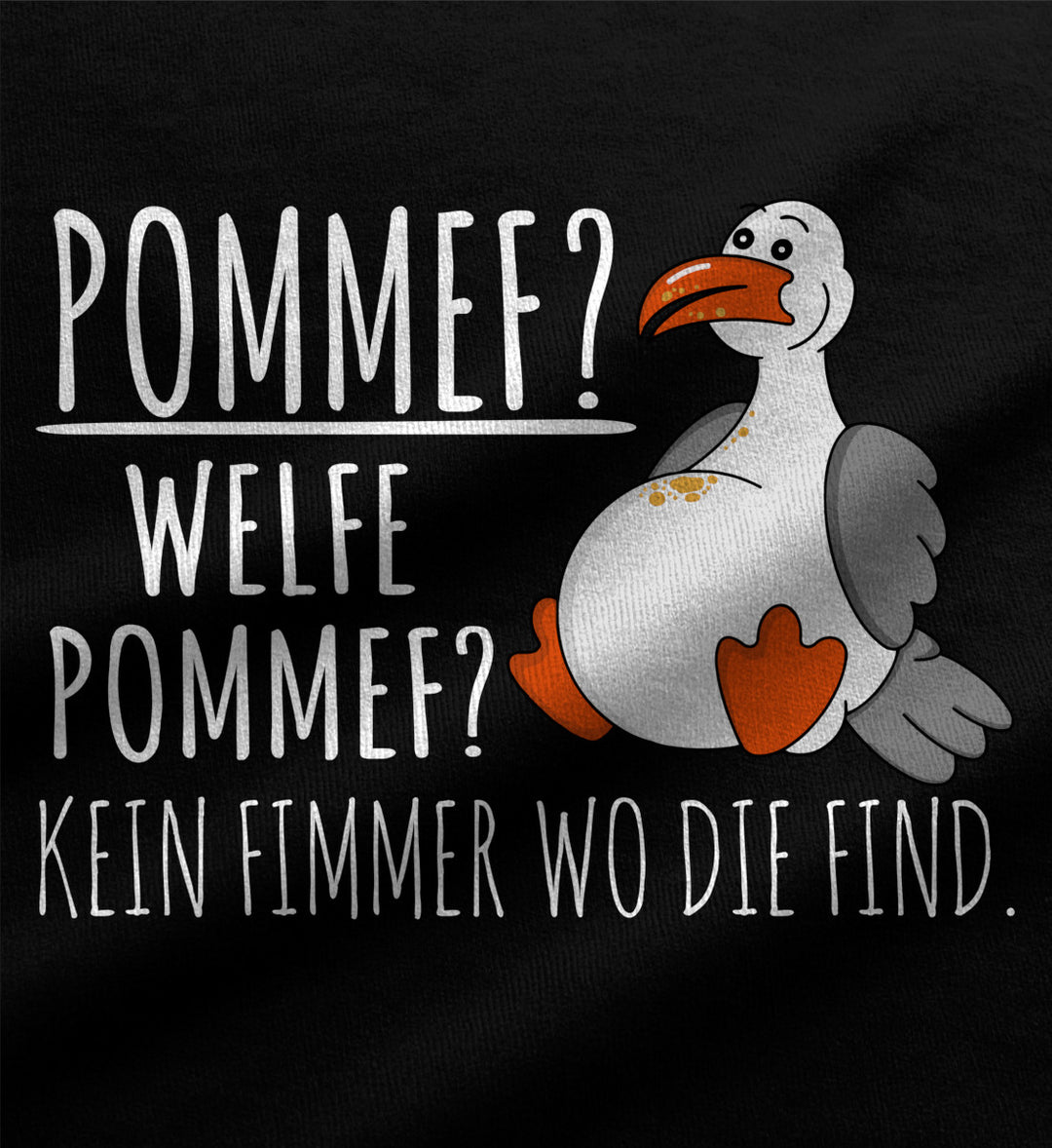 Pommef? Welfe Pommef? · Herren Premium Bio T-Shirt-Herren Premium Bio T-Shirt-Black-XS-Mooinzen