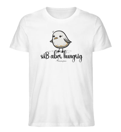 süß aber hungrig · Herren Premium Bio T-Shirt-Herren Premium Bio T-Shirt-White-XS-Mooinzen