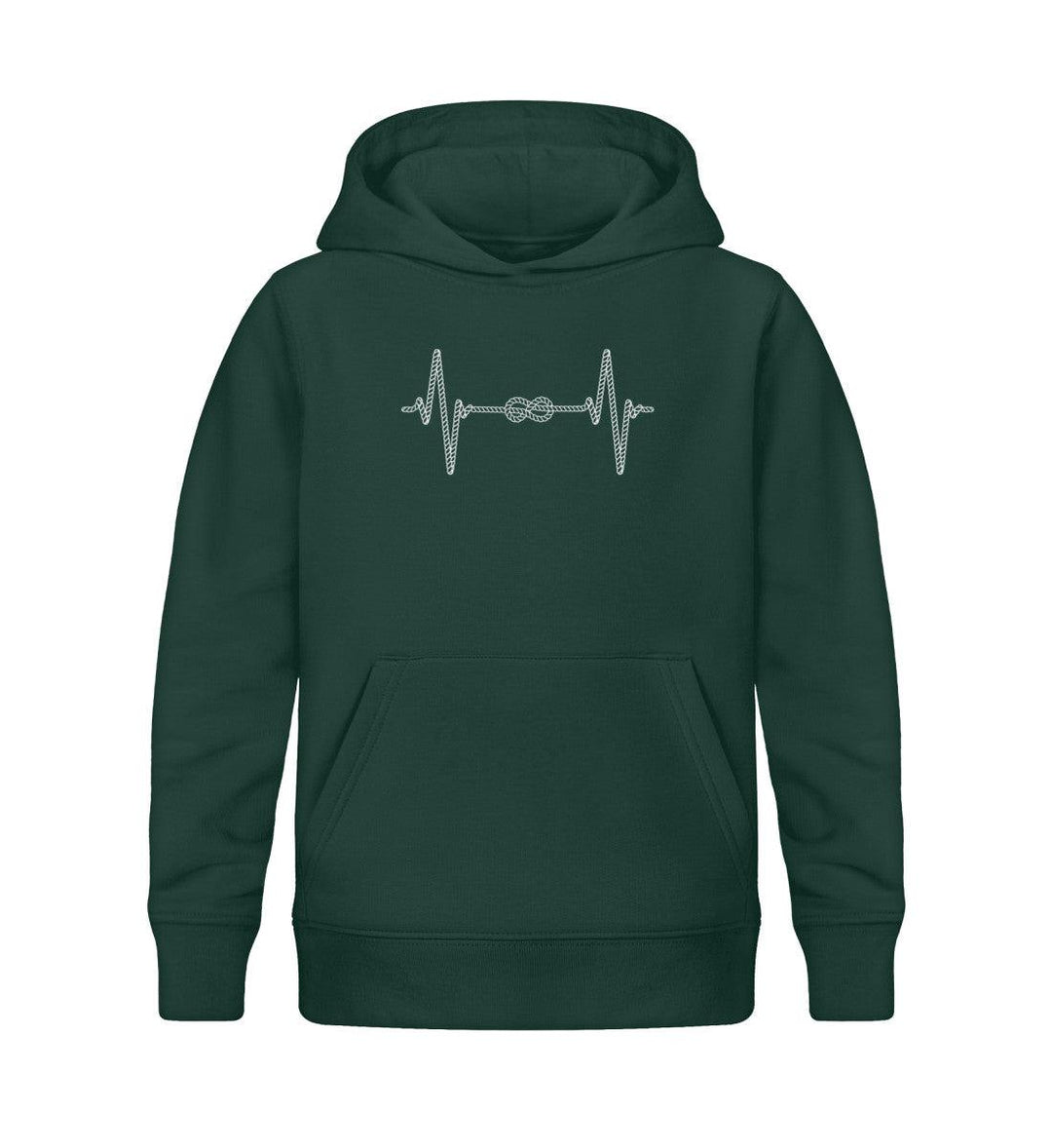 8er Knoten · Kinder Premium Bio Hoodie-Kinder Premium Bio Hoodie-Glazed Green-12/14 (152/164)-Mooinzen