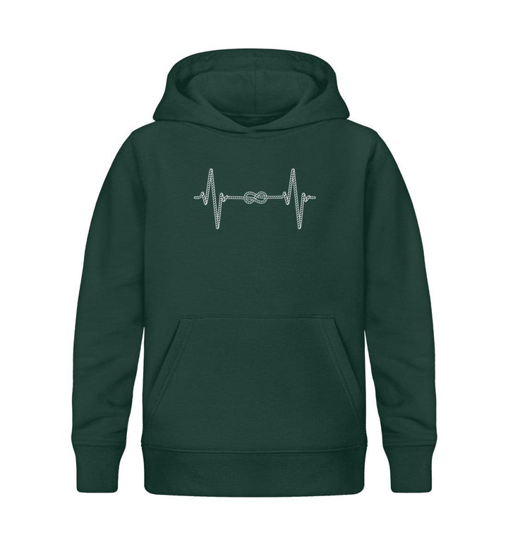 8er Knoten · Kinder Premium Bio Hoodie-Kinder Premium Bio Hoodie-Glazed Green-12/14 (152/164)-Mooinzen