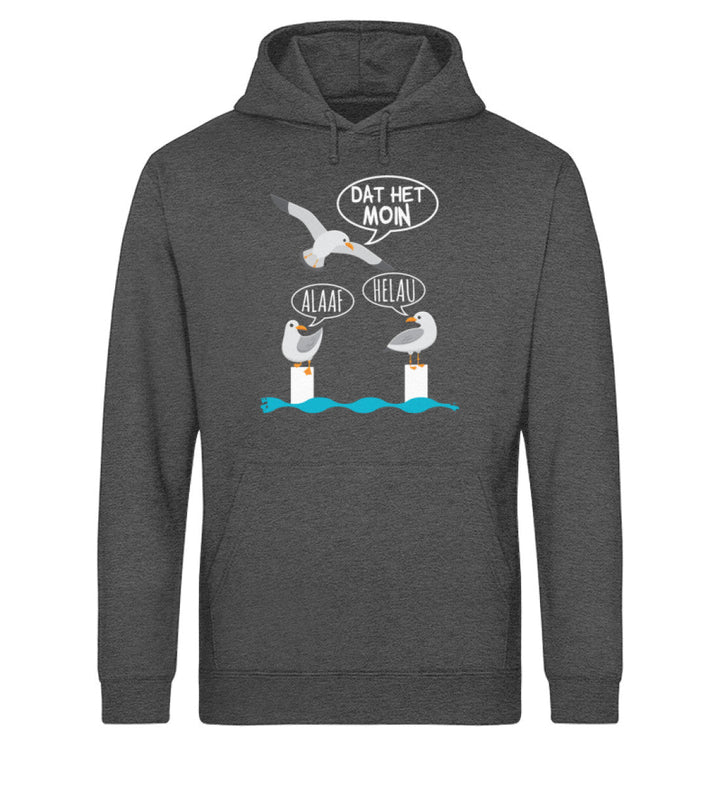 Alaaf Helau dat het Moin · Unisex Bio Hoodie-Unisex Bio Hoodie-Dark Heather Grey-XS-Mooinzen