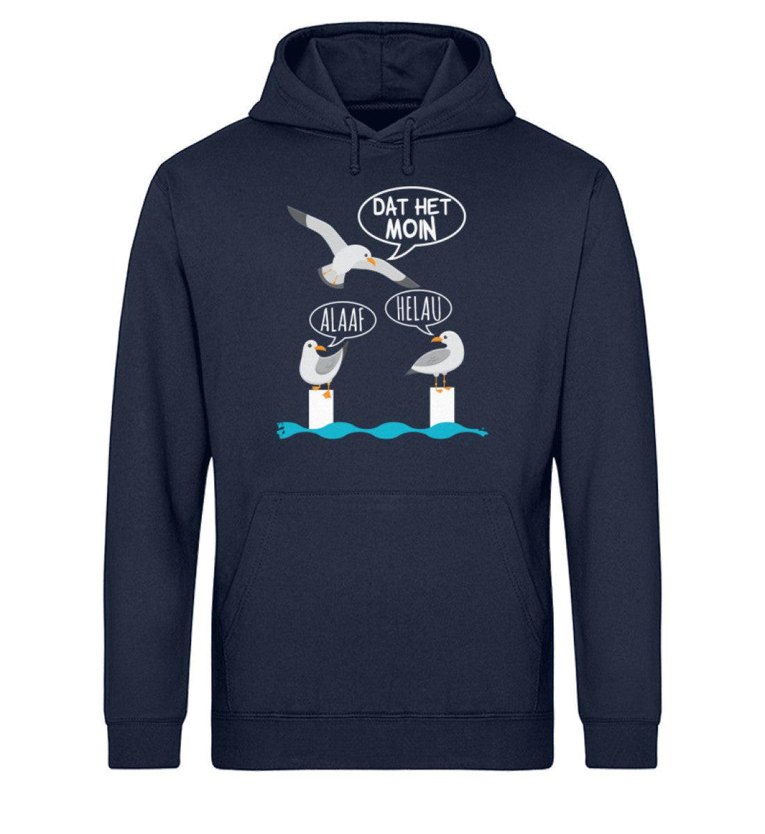 Alaaf Helau dat het Moin · Unisex Bio Hoodie-Unisex Bio Hoodie-French Navy-XS-Mooinzen